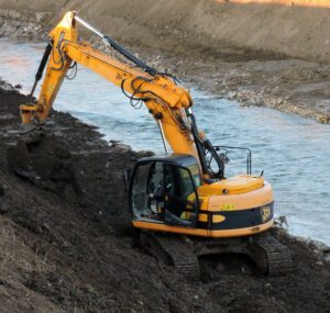 renting excavator